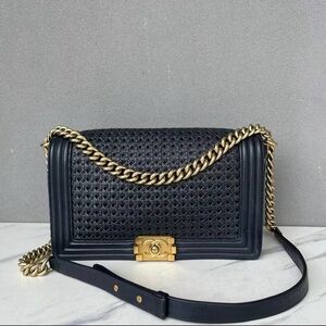 Chic Black Designer Shoulder Bag